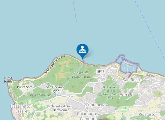 Map of PONTILETTO DOPO EX CANTIERE S.ROCCO