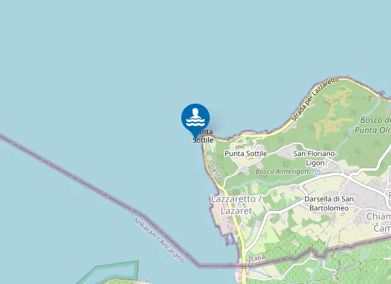 Map of BAGNO P.TA SOTTILE