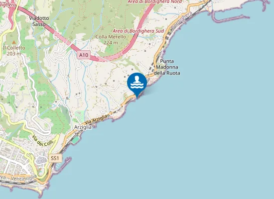 Map of LEVANTE PUNTA MIGLIARESE