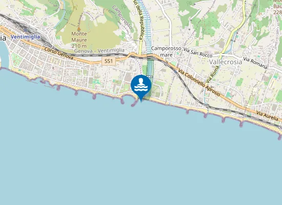 Map of FOCE TORRENTE NERVIA