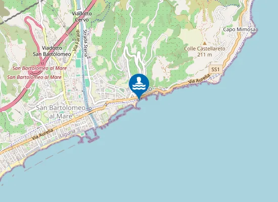 Map of PASSERELLA MOLO CENTRALE