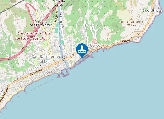 Map of CAMPING MIRAMARE