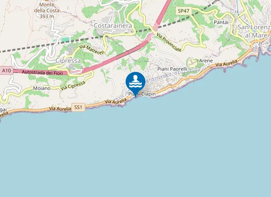 Map of CAMPING CIPRESSA