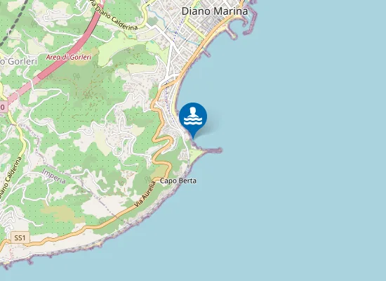 Map of HOTEL GOLFO E PALME