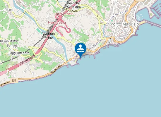 Map of BORGO PRINO ISOLA CENTRALE