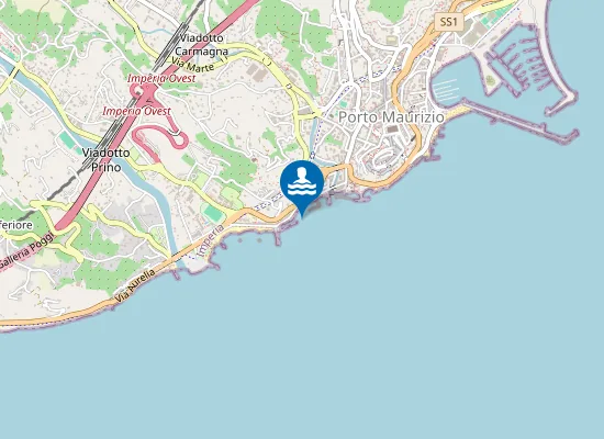 Map of BORGO PRINO MOLO PARALLELO ALLA COSTA