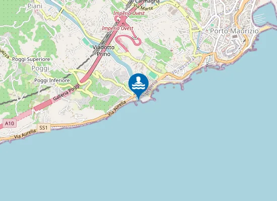 Map of FOCE TORRENTE PRINO