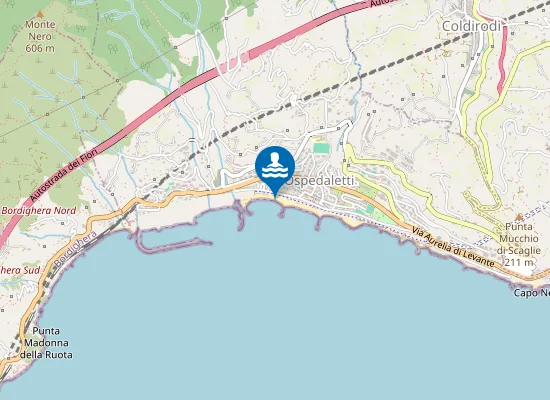 Map of Zona Scogliera