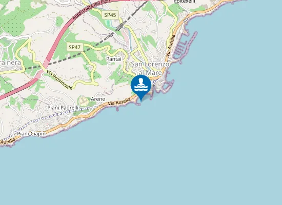 Map of PENNELLO LUNGOMARE
