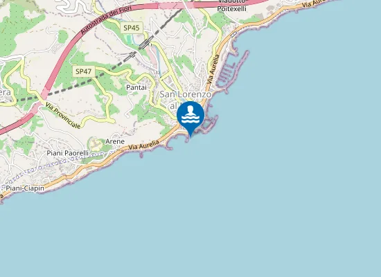 Map of FOCE RIO S.LORENZO