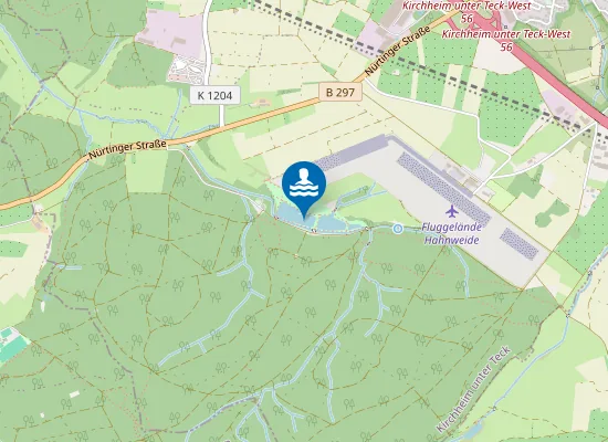 Map of KIRCHHEIM BUERGERSEE UNTERSEE