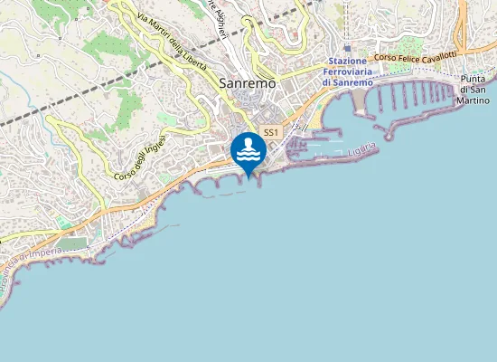 Map of LUNGOMARE NAZIONI