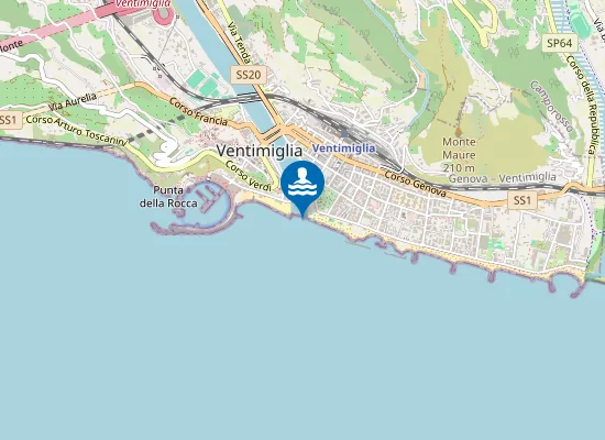 Map of FOCE FIUME ROJA