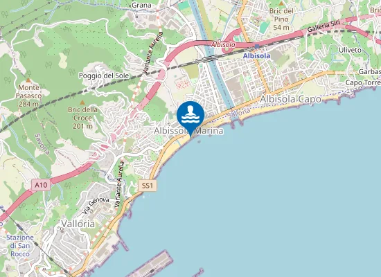 Map of ALBISOLA MARE