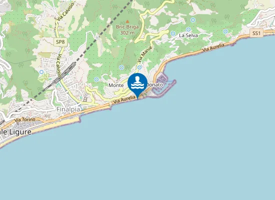 Map of ZONA PUNTA CASTELLETTO