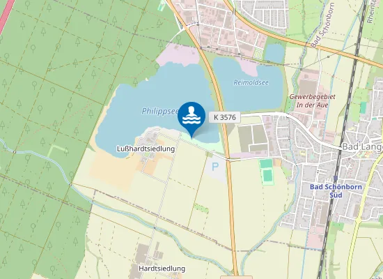 Map of Bad Langenbruecken Aeusseres Fischwasser