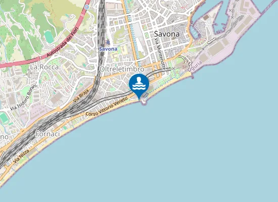 Map of PONENTE FOCE TORRENTE LETIMBRO