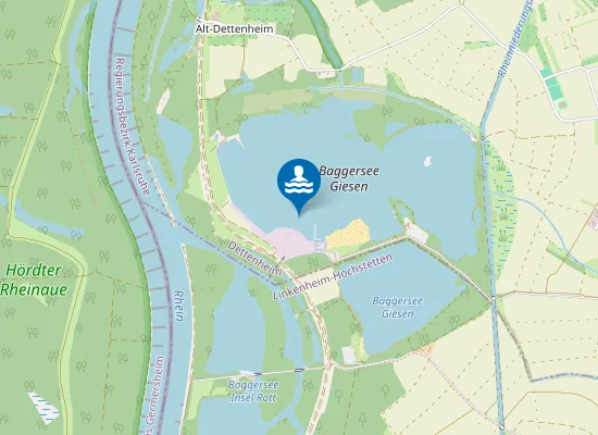 Map of LIEDOLSHEIM BAGGERSEE GIESEN