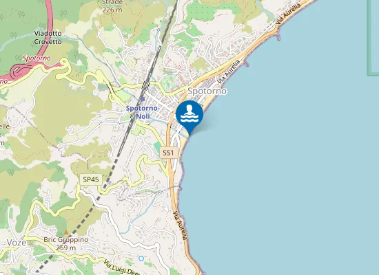 Map of LEVANTE FOCE RIO CROVETTO