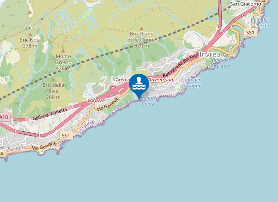 Map of SPIAGGIA MADONETTA