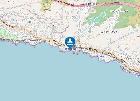 Map of Zona Sotto Chiesa (Castello)