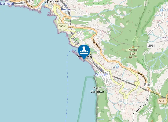 Map of SPIAGGIA PONENTE