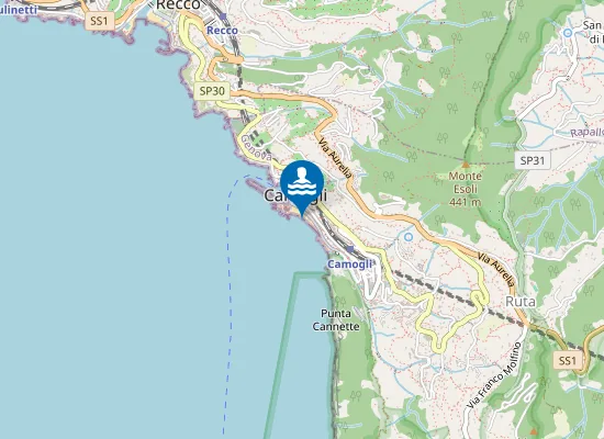 Map of SPIAGGIA CENTRO