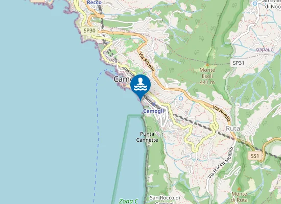 Map of SPIAGGIA LEVANTE