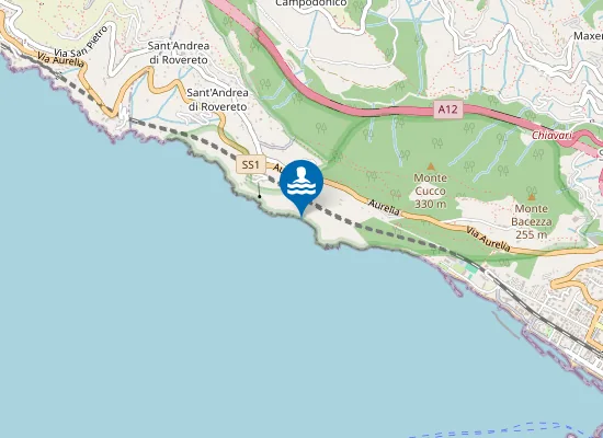 Map of TIGULLIO'S ROCKS