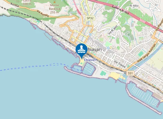 Map of SPIAGGIA PORTO