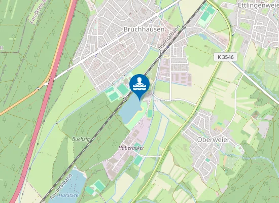 Map of BRUCHHAUSEN BAGGERSEE BUCHZIG