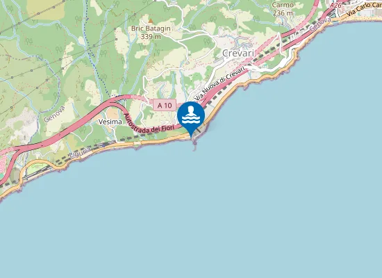 Map of CAPO MARINA VILLA AZZURRA