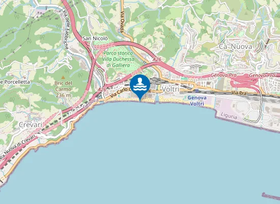 Map of CASTELLO GENOVESE