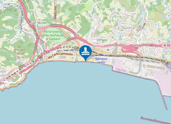 Map of PIAZZA NICOLO DA VOLTRI