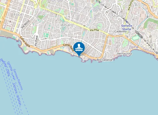 Map of LUNGOMARE LOMBARDO