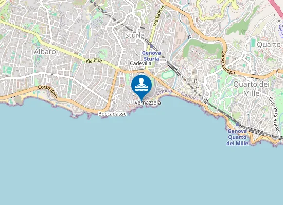 Map of SPIAGGIA VERNAZZOLA