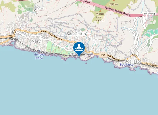 Map of SPIAGGIA CAPOLUNGO