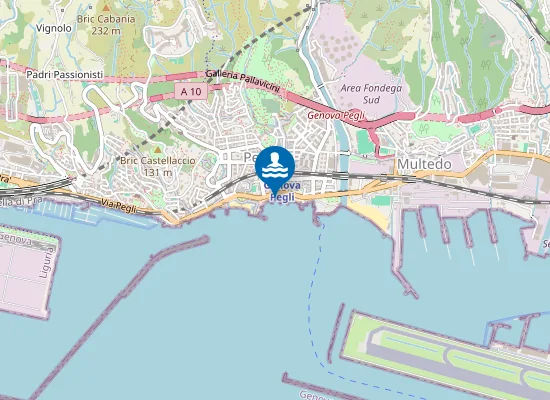 Map of LUNGOMARE PEGLI