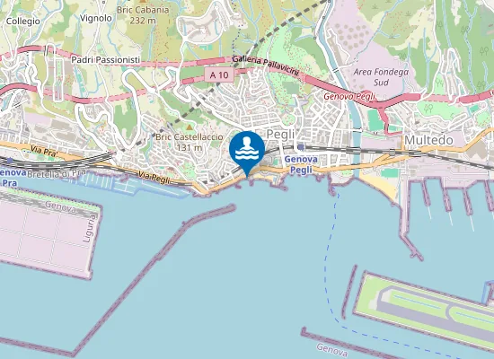 Map of PONENTE TORRENTE REXELLO