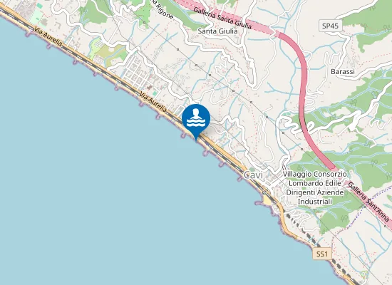 Map of Zona Stazione Cavi