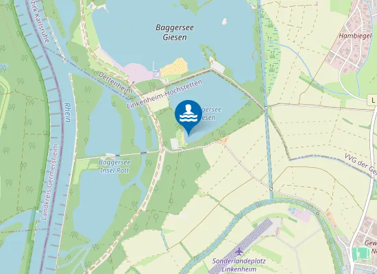 Map of HOCHSTETTEN BAGGERSEE