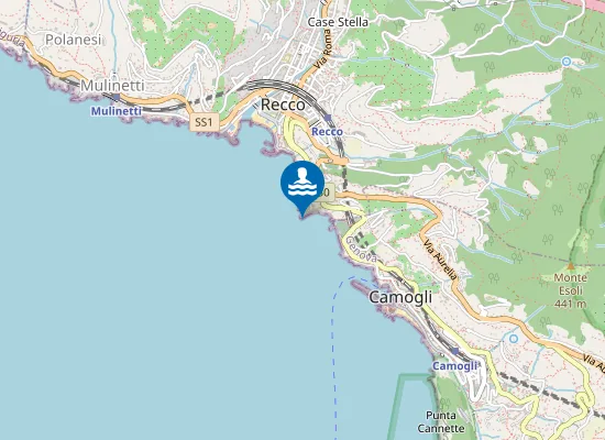 Map of SPIAGGIA GENOVESI