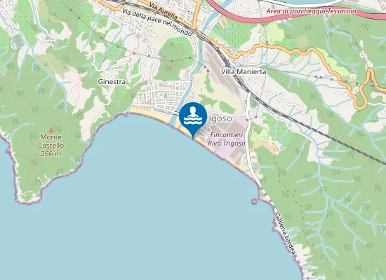 Map of SPIAGGIA CENTRO RIVA