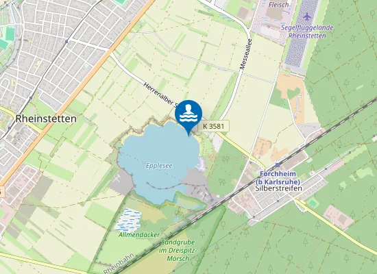 Map of FORCHHEIM BAGGERSEE