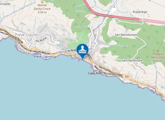 Map of SPIAGGIA SORI