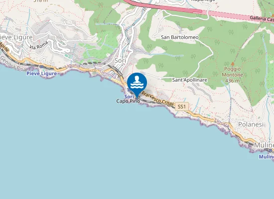 Map of SCOGLIO CAPO PINO