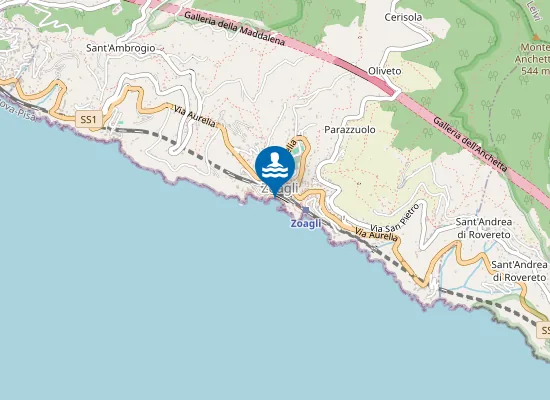 Map of SPIAGGIA CENTRALE