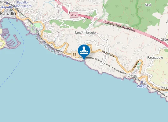 Map of SPIAGGIA MARINA DEI BARDI