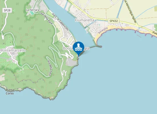 Map of BOCCA DI MAGRA DEBY ROSS