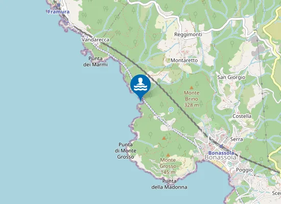 Map of SOTTO MONTE PASTORELLI